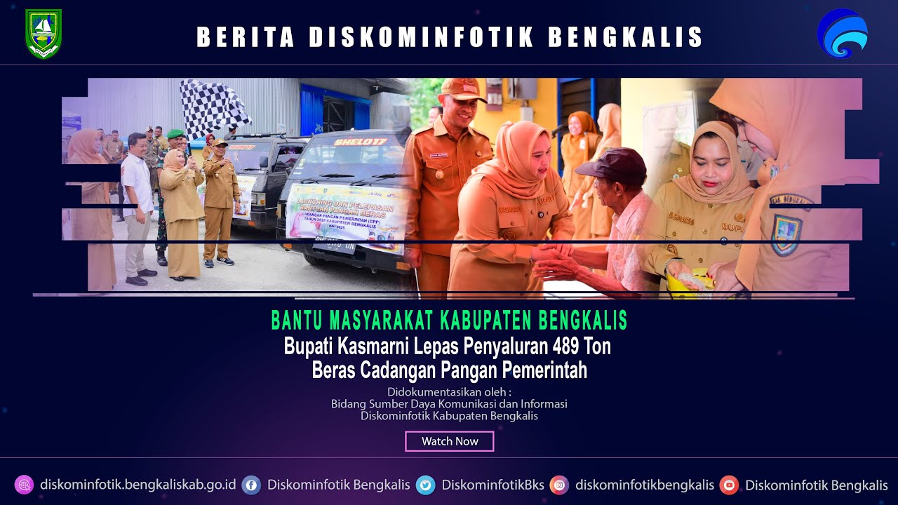 Bantu Warganya, Bupati Kasmarni Lepas Penyaluran 489 Ton Beras Cadangan Pangan Pemerintah