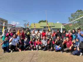 Sambut HUT ke-78 RI, Kelurahan Damon Bersama Karang Taruna Selenggarakan Turnamen Voli