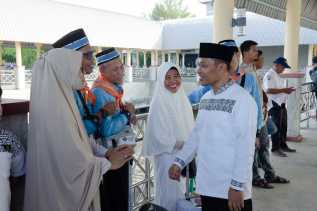 Wabup Bagus Santoso Resmi Lepas CJH Bengkalis, Doakan Jadi Haji Mabrur