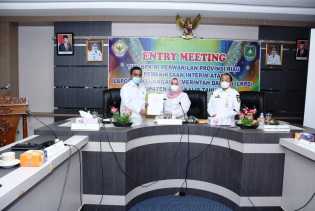 Entry Meeting dengan BPK RI, Bupati Kasmarni Minta Jajarannya Proaktif