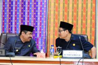 P-APBD 2019 Disetujui, Bupati Amril Mukminin Sampaikan Apresiasi ke DPRD