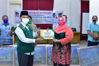 BAZNAS Bengkalis Salurkan Zakat Rp495 juta Untuk 2.133 Mustahik Terdampak Covid 19