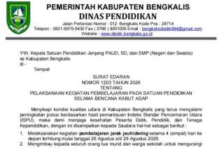 Kualitas Udara Tidak Sehat, Sekolah di Negeri Junjungan Beralih ke Pembelajaran Daring