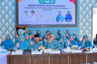 TP PKK Kabupaten Bengkalis Tunjukkan Keberhasilan Program, Ekspose Monev Dihadapan PKK Provinsi Riau