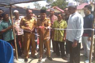 Camat Talang Muandau Nasrizal Resmikan 30 Kolam Lele di Koto Pait Beringin
