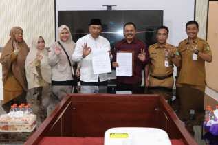 Disperkimtan dan BAZNAS Kabupaten Bengkalis Jalin Kerjasama Pelaksanaan Program Rumah Layak Huni