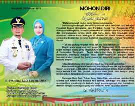 H. Syahrial Abdi Ucapkan Tahniah dan Sukses kepada Kasmarni dan H. Bagus Santoso