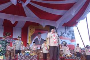    Bupati Amril Mukminin: “Gerakan Pramuka 0404 Bengkalis Harus Ikut Aktif Berantas Narkoba”