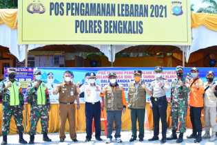 Tinjau Posko Penyekatan Mudik, Wabup Apresiasi dan Motivasi Petugas