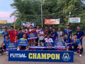Turnamen Futsal Desa Pangkalan Batang Barat Tahun 2022 Resmi Ditutup