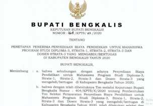 Pemkab Umumkan Nama Penerima Biaya Pendidikan