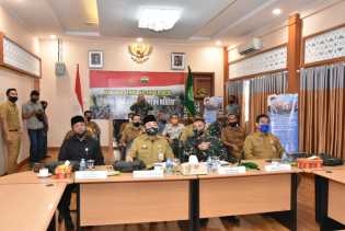 Vidkon Bersama Aster Kasad, Bengkalis Tahun ini Tetap Lakukan TMMD