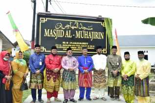 Plh. Bupati Bengkalis Resmikan Masjid Al-Muhajirin