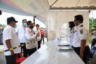 Pastikan Sudah Berjalan Maksimal, Plh Bupati Bengkalis H Bustami HY  Tinjau Posko Covid-19