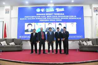 Bakal Calon Direktur Polbeng Sampaikan Visi, Misi Dan Program Kerja