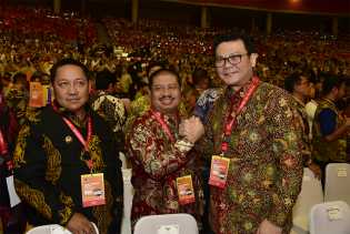 Hadiri Rakornas Penanggulangan Bencana, Bupati Sebut Siap Tindaklanjuti Arahan Presiden