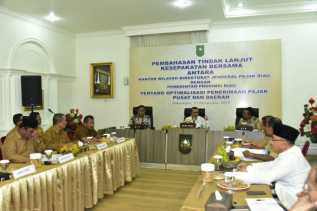 Bupati Bengkalis Hadiri Pembahasan Tindak Lanjut Kesepakatan Bersama dengan DJP Riau
