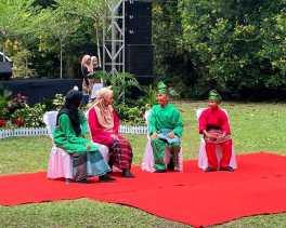 Forum Anak Desa Teluk Pambang Tampilkan Pantun di Peringatan HAN Provinsi Riau