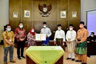Bupati Bengkalis Tandatangani Kesepakatan Garis Batas