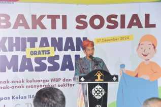 Bupati Kasmarni Hadiri Bakti Sosial Khitanan Massal Gratis Lapas Kelas IIA Bengkalis