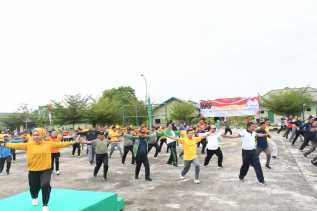 Forkopimda Bengkalis SKJ 88 di Makodim, Wabup Bagus: Ini Menambah Sinergisitas Membangun Bengkalis