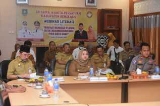 Secara Virtual, Bupati Bengkalis Ikuti Pengendalian Inflasi Daerah