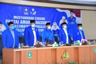 Wabup Bagus Santoso Hadiri Muscab PAN Tujuh Kecamatan
