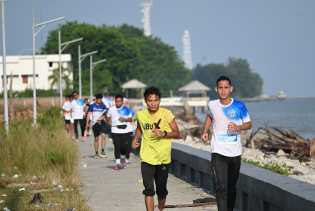 130 Orang Peserta KEN Festival Rupat Ikuti Lomba Run 10 Kilometer 