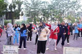 ASN Pemkab Bengkalis Senam Pagi Bersama Pasca Covid-19