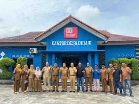 Pemkab Bengkalis Tinjau Lokasi Pembangunan Gerai KDMP Desa Deluk