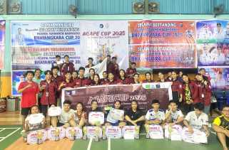 UKM Kristen Politeknik Negeri Bengkalis Gelar Turnamen Badminton Ajang Sportifitas dan Kebersamaan