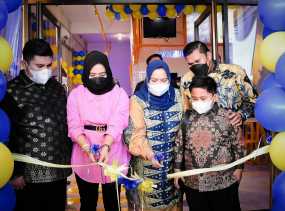 Dukung Pengusaha Muda, Bupati Bengkalis Resmikan Grand Opening Street Boba