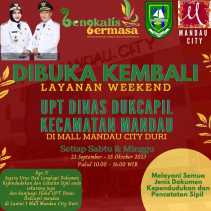 Weekend Service, Disdukcapil Bengkalis Layani Warga Saat Libur