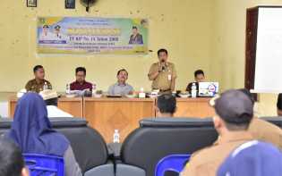 Diskominfotik Sosialisasi UU KIP di Kecamatan Bathin Solapan