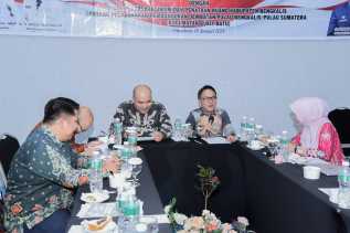 Sekda Bengkalis Pimpin Rapat Bersama Pembangunan Jembatan Pulau Bengkalis-Pulau Sumatera