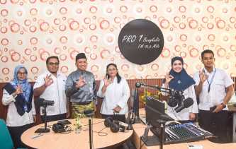 Dialog Interaktif Negeri Junjungan Menyapa di RRI, Kepala Bappeda Ekpos Geliat Pembangunan Bengkalis