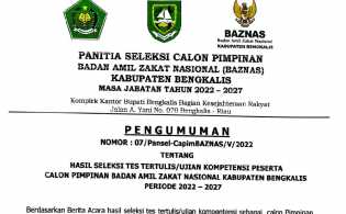Masuk Tahap Selanjutnya, 12 dari 15 Capim Baznas Dinyatakan Lulus Tes Kompetensi
