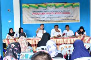 Dispersip Bengkalis Kembangkan PerpusDes Melalui Program Revolving Book