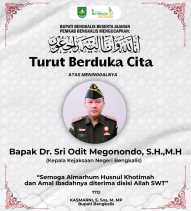 Bupati Bengkalis Berdukacita Wafatnya Kajari Bengkalis