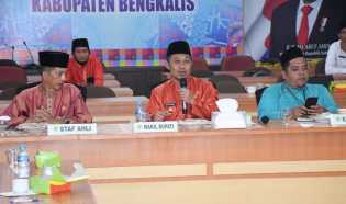 Bupati Bengkalis Ikuti Musrenbang RKPD Provinsi Riau Tahun 2023 Secara Virtual