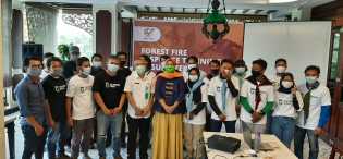 Peduli Karlahut, UKM Mapala Laksamana Menjadi Peserta Forest Fire Response Training in Sumatera
