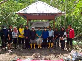 Polbeng Berikan Kontribusi Penyelamatan Lingkungan Hutan Mangrove Kawasan Konservasi di Bengkalis