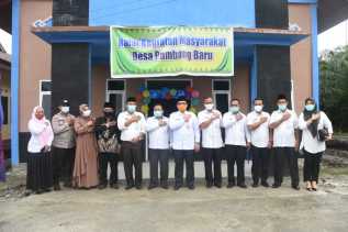 Pj Bupati Syahrial Abdi Resmikan Balai Kegiatan Masyarakat Desa Pambang Baru
