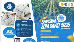 Buruan, Hari Ini 31 Mei 2025 Batas Akhir Pendaftaran Beasiswa SDM Sawit