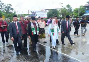 Bupati Kasmarni Hadiri Apel Tahunan Pondok Modern Nurul Hidayah