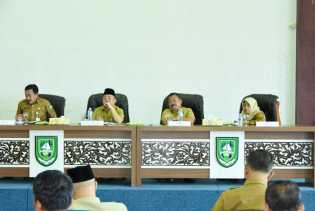 Bahas Isu Terkini, Plh Bupati Pimpin Rapat Staf