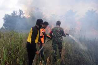 Air Sulit, Pemadaman Karhutla di Kelurahan Terkul Kecamatan Rupat Terhambat