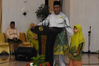 Malam Ta'ruf MTQ Riau, Gubri Puji Peserta Kafilah Kabupaten Bengkalis