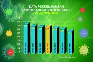 Warga Terkategori ODP di Kabupaten Bengkalis Tinggal 595 Orang