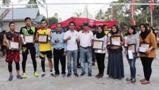 Ketua PBVSI Bengkalis Resmi Tutup Tournament Volley Ball Jangkang Cup I 2017